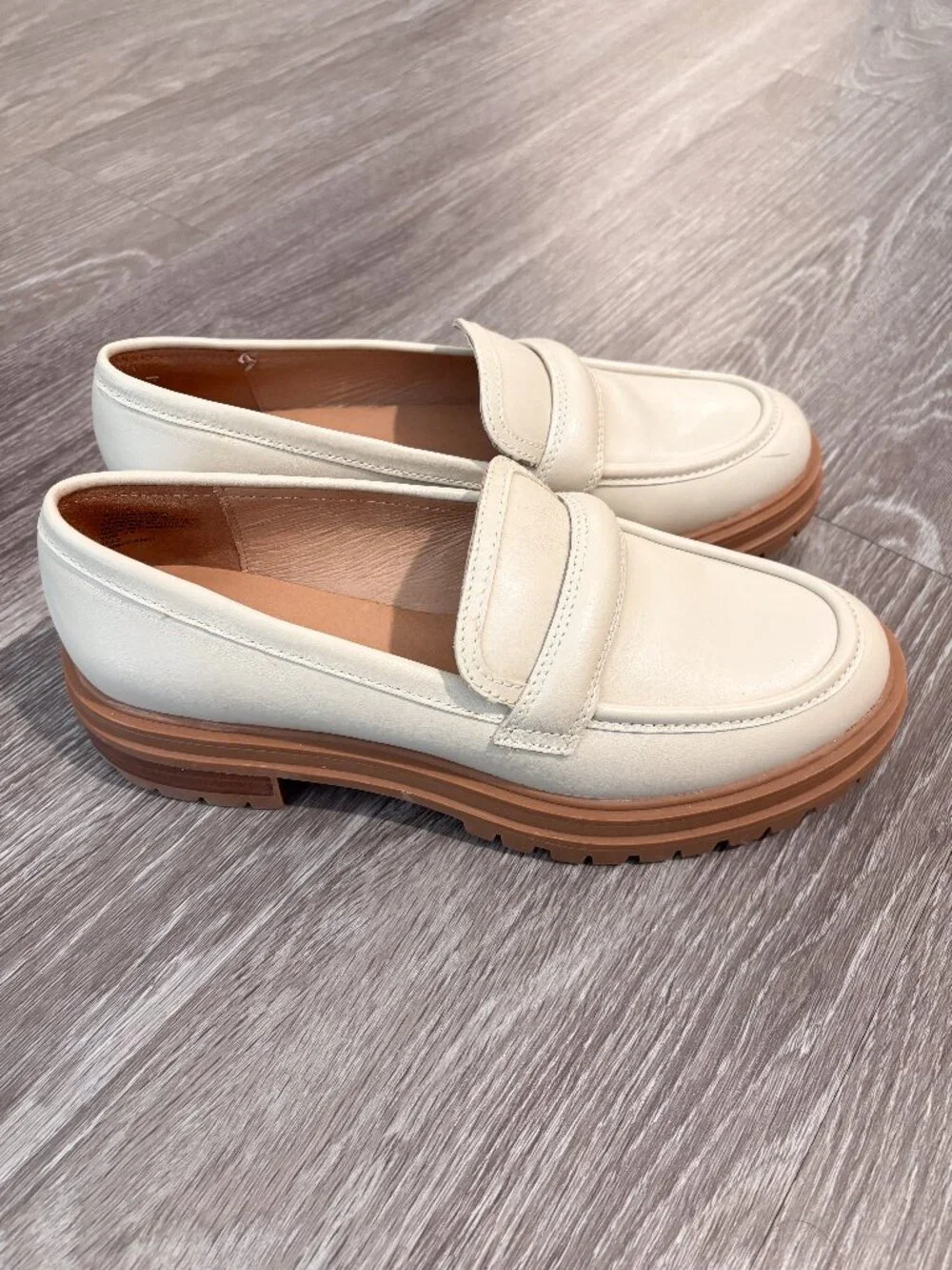 Madewell The Bradley Lugsole Leather Loafer Size 7.5